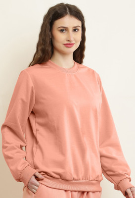 CANIDAE FASHION Full Sleeve Solid Women Sweatshirt