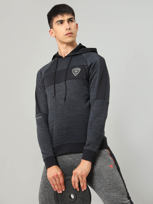 TECHNOSPORT Full Sleeve Color Block Men Sweatshirt