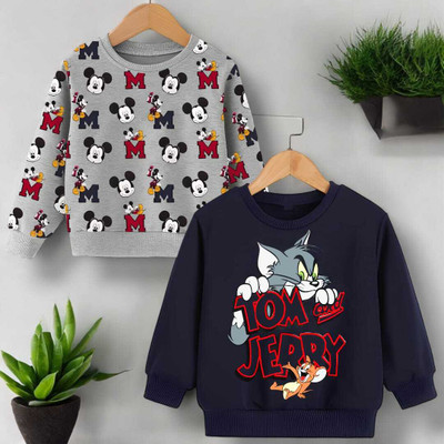 Mimmy Kids Full Sleeve Printed Baby Boys & Baby Girls Sweatshirt