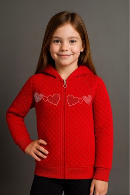 HILLS & DALES Full Sleeve Printed Girls Sweatshirt