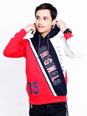 AD & AV Full Sleeve Color Block Boys Sweatshirt