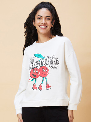 Globus Full Sleeve Printed Women Sweatshirt