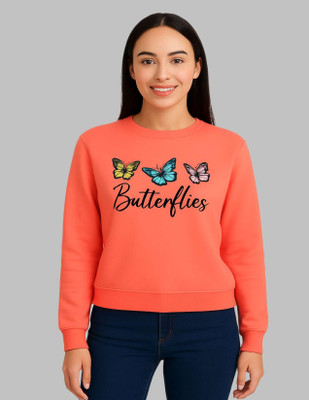 Veins Fashion Full Sleeve Printed Women Sweatshirt