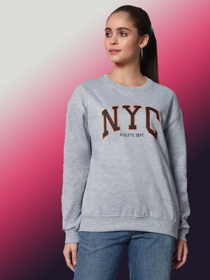 OBAAN Full Sleeve Printed Women Sweatshirt