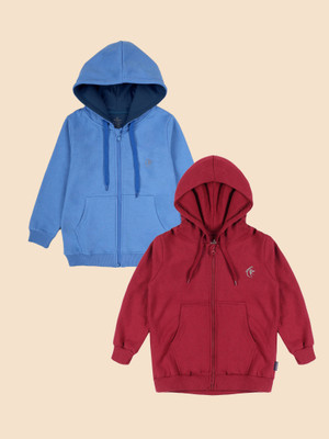 KiddoPanti Full Sleeve Solid Baby Boys Sweatshirt
