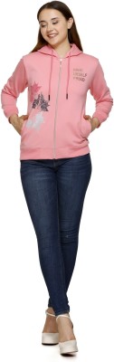 Pink Marie Full Sleeve Solid Women Sweatshirt