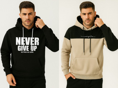 TrendsTalk Full Sleeve Solid Men Sweatshirt