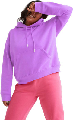 Koverify Full Sleeve Solid Women Sweatshirt