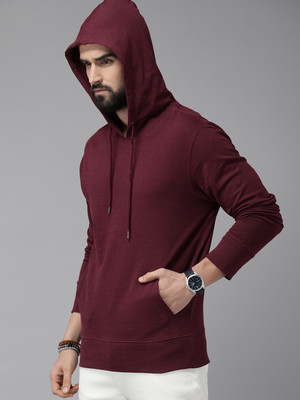 PicPok Full Sleeve Solid Men Sweatshirt