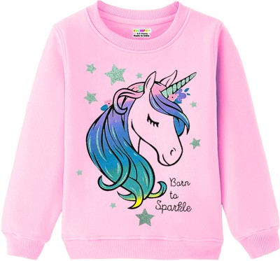 Kuchipoo Full Sleeve Printed Girls Sweatshirt