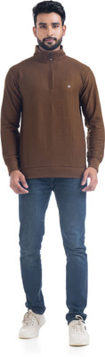 Vital Full Sleeve Solid Men Sweatshirt