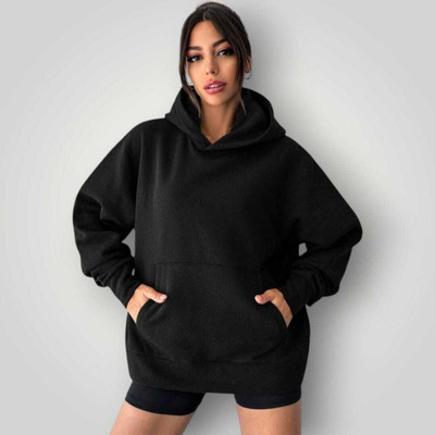 MAJESTIC FASHION Full Sleeve Solid Women Sweatshirt