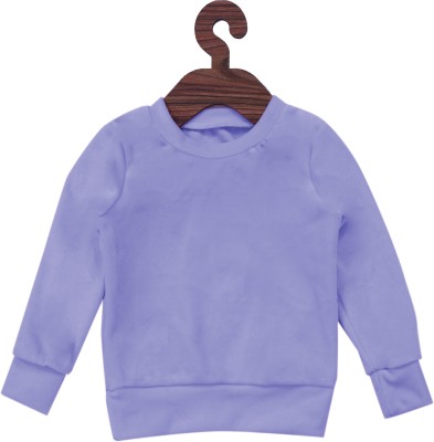 ICABLE Full Sleeve Solid Baby Boys & Baby Girls Sweatshirt