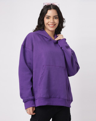 Be Savage Full Sleeve Solid Women Sweatshirt