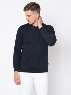 RIGO Full Sleeve Solid Men Sweatshirt