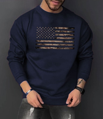 Magneto Full Sleeve Checkered Men Sweatshirt
