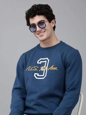 U.S. POLO ASSN. Full Sleeve Printed Men Sweatshirt