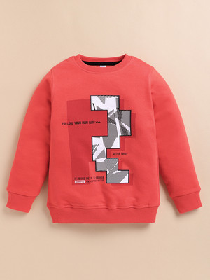 Ginie Full Sleeve Printed Boys Sweatshirt