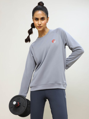 TECHNOSPORT Full Sleeve Printed Women Sweatshirt