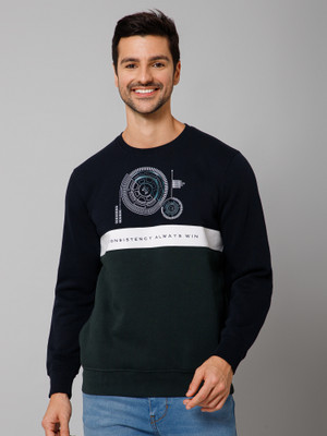 CANTABIL Full Sleeve Color Block Men Sweatshirt