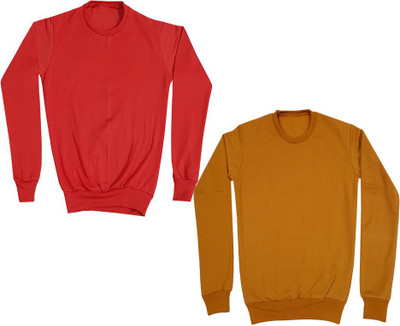 Indistar Full Sleeve Solid Boys Sweatshirt