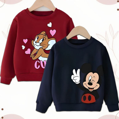 Purelegacy Full Sleeve Printed Baby Boys & Baby Girls Sweatshirt
