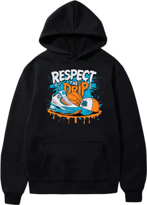 MARVIX Full Sleeve Graphic Print, Solid, Printed Men Sweatshirt