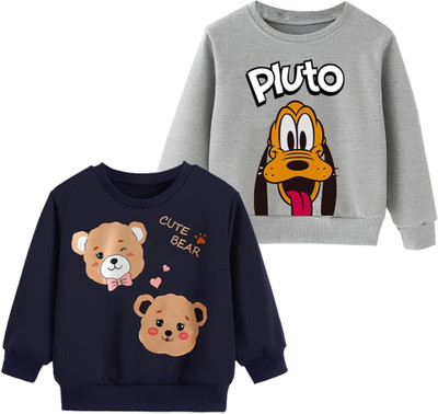 psv fashion Full Sleeve Printed Baby Boys & Baby Girls Sweatshirt