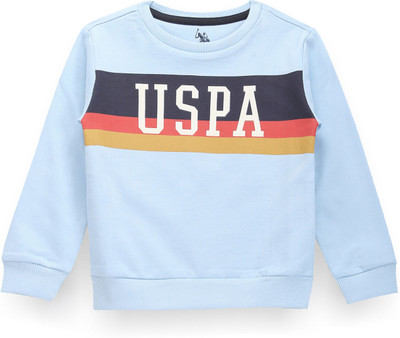 U.S. POLO ASSN. Full Sleeve Printed Boys Sweatshirt
