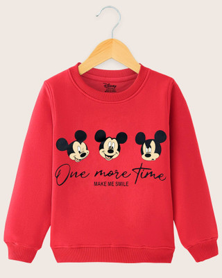 DISNEY BY MISS & CHIEF Full Sleeve Printed Boys Sweatshirt