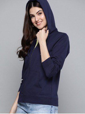 MOSAJC Full Sleeve Solid Women Sweatshirt