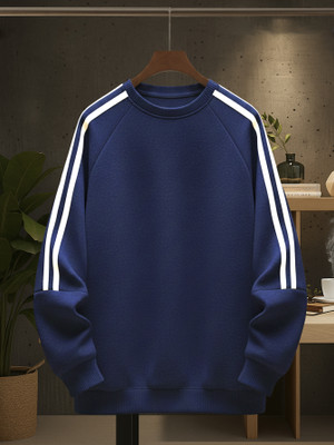 FashionAndYOUTH Full Sleeve Striped Men Sweatshirt
