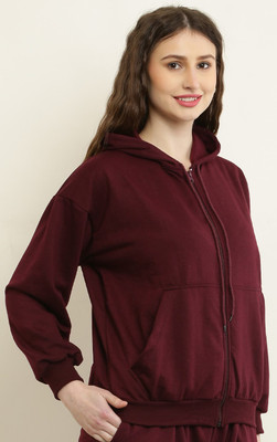 CANIDAE FASHION Full Sleeve Solid Women Sweatshirt