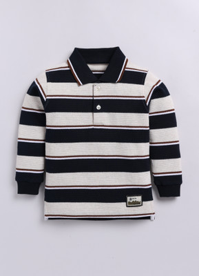 CUTOPIES Full Sleeve Striped Boys Sweatshirt