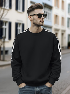 TeeWink Full Sleeve Striped Men Sweatshirt