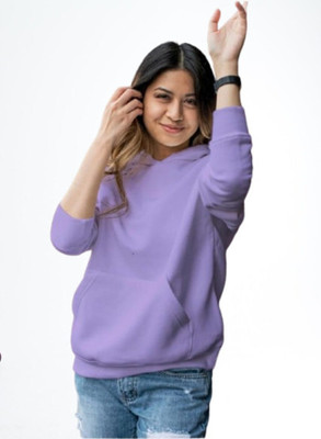 HouseOfCommon Full Sleeve Solid Women Sweatshirt
