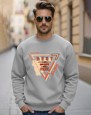 AUSK Full Sleeve Printed Men Sweatshirt