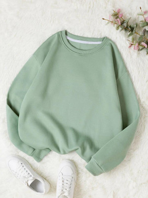 WAYIT FASHION Full Sleeve Solid Women Sweatshirt