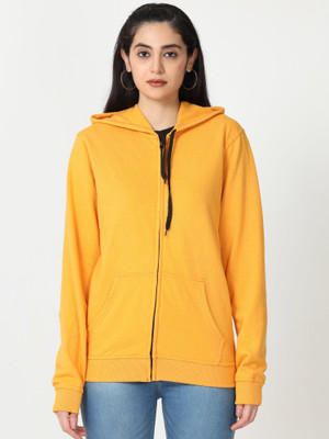 Wafaa Full Sleeve Solid Women Sweatshirt