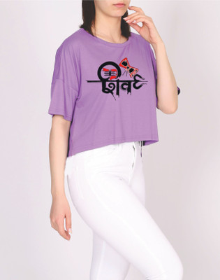 Avsenterprisess Short Sleeve Printed Women Sweatshirt