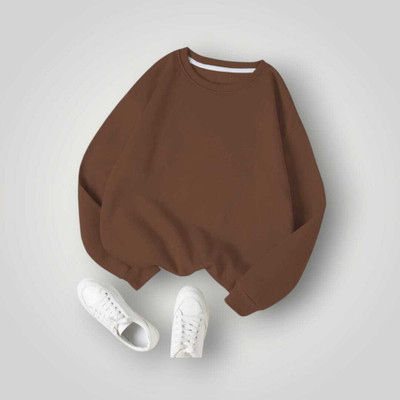 AKs fashion Full Sleeve Solid Women Sweatshirt