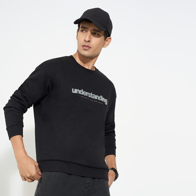 Street 808 by Pantaloons Full Sleeve Solid Men Sweatshirt