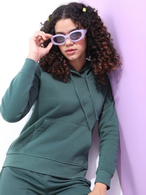 Neelkanth Full Sleeve Solid Women Sweatshirt