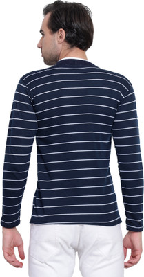 Srh Sports Full Sleeve Striped Men Sweatshirt