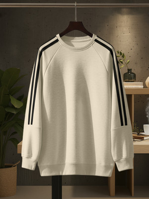 TeeWink Full Sleeve Striped Men Sweatshirt