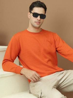 VIMAL JONNEY Full Sleeve Solid Men Sweatshirt