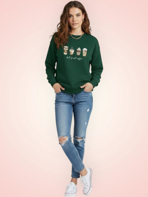 Stylezone Full Sleeve Self Design Women Sweatshirt