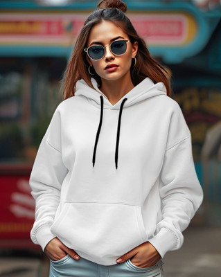 AOOSH Full Sleeve Solid Women Sweatshirt