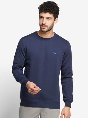 Wildcraft Full Sleeve Solid Men Sweatshirt