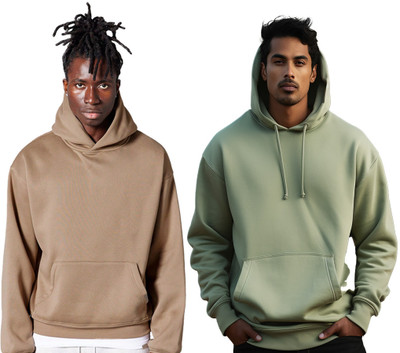 wildborn Full Sleeve Solid Men Sweatshirt